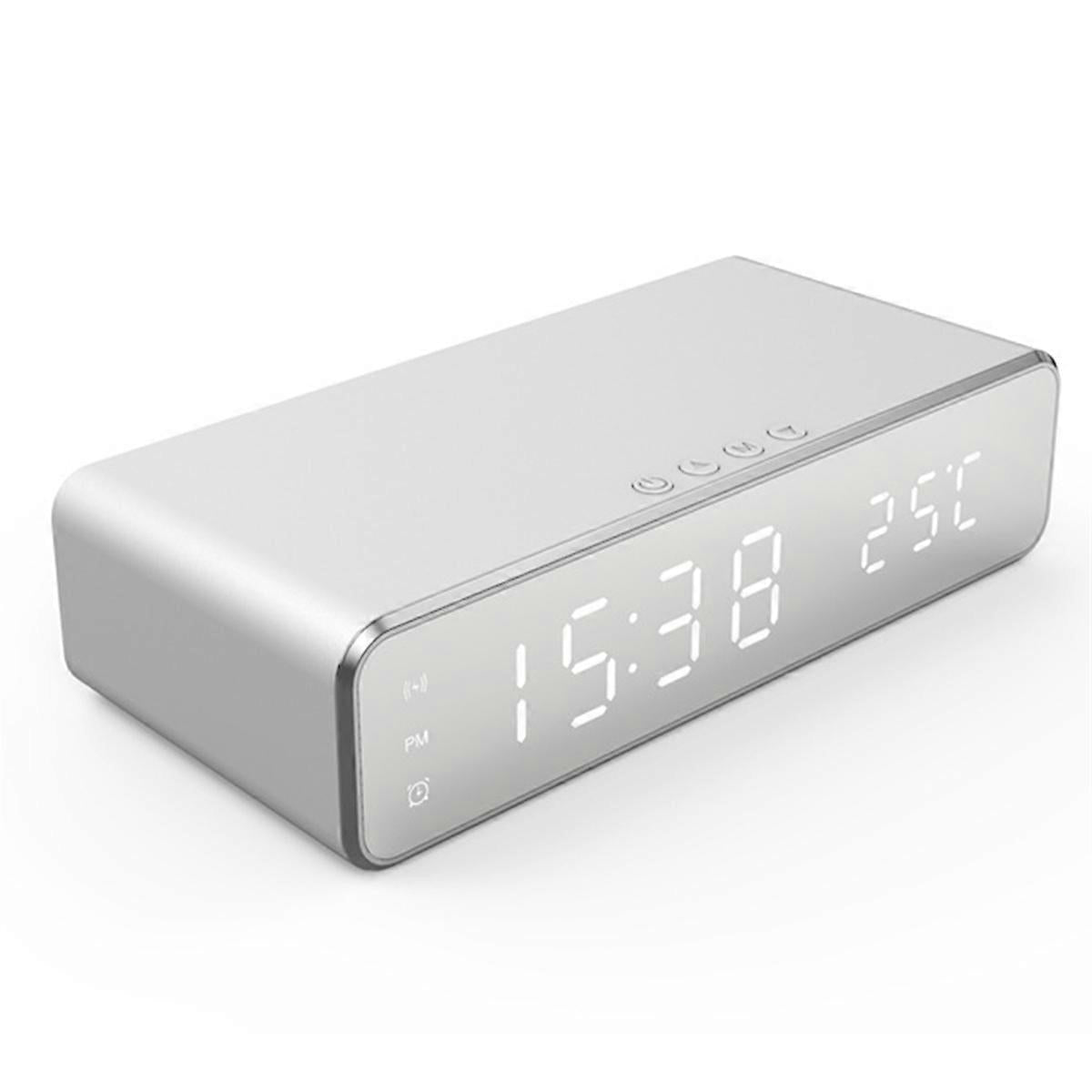 Digital Alarm Clock + Wireless Charger – Minimalist & Functional