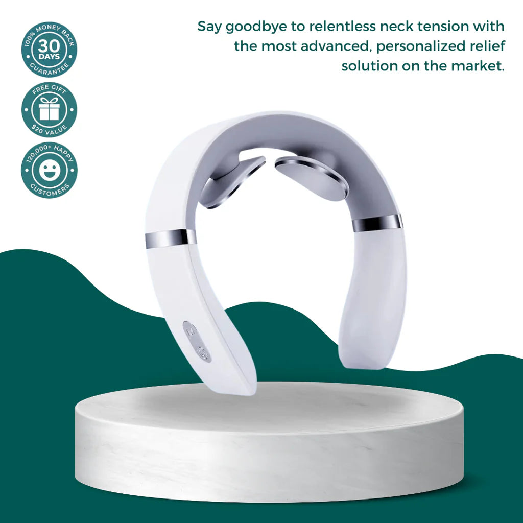Rechargeable Neck & Shoulder Massager – Deep Tissue Relief Anywhere!