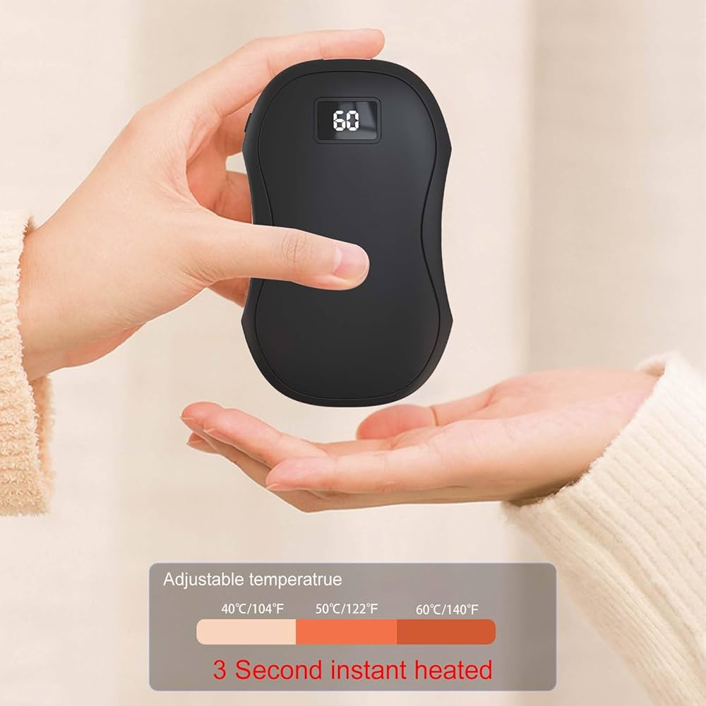 2-In-1 Rechargeable Hand Warmer & Power Bank – Stay Warm & Charged