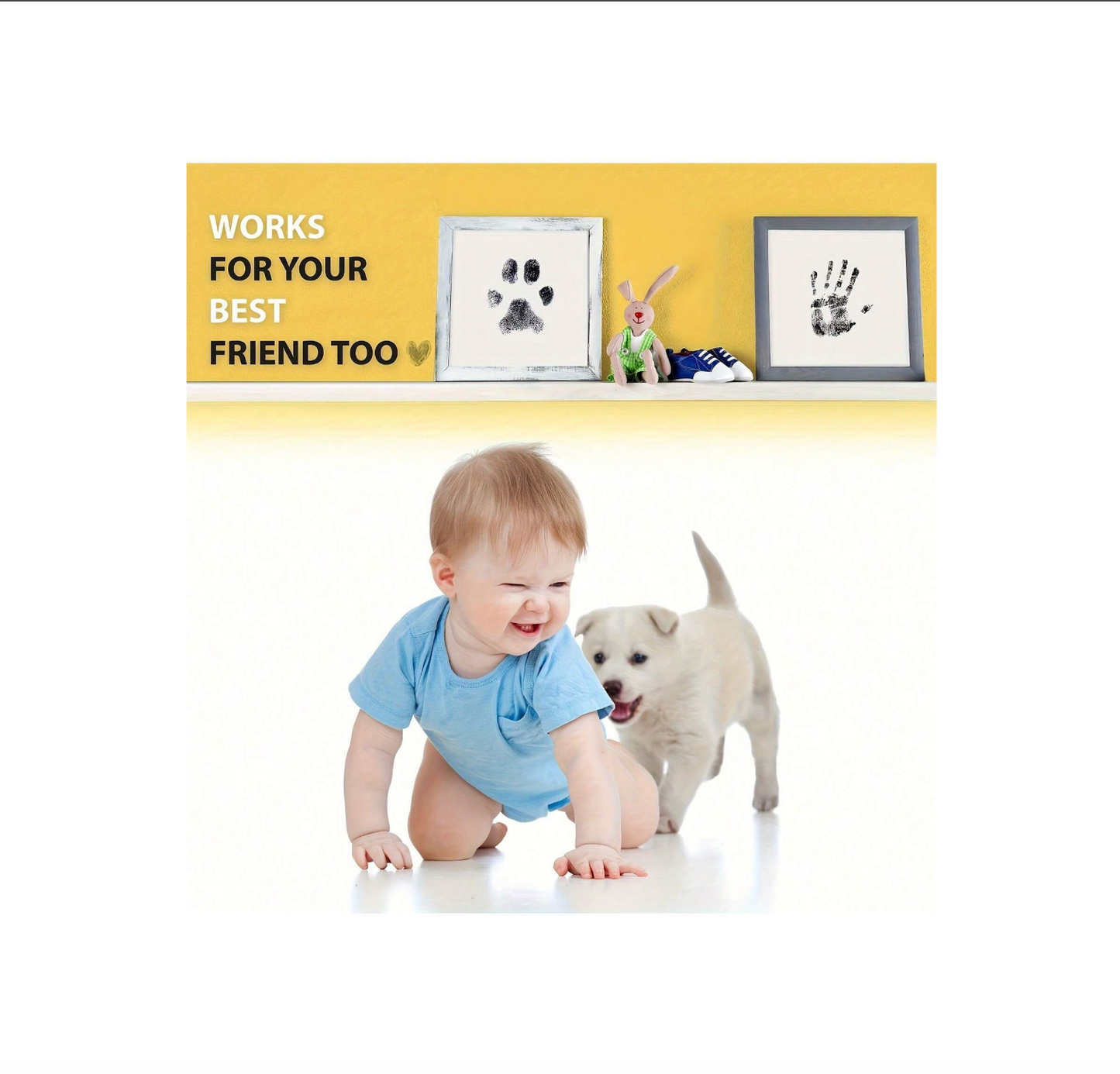 Pet Paw Print Kit – Ink Pad & Imprint Cards for Keepsakes